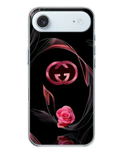 Чехол для iPhone 17 Air с картинкой «Gucci — неоновая роза»