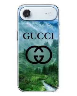 Чехол для iPhone 17 Air с картинкой «Gucci — горный пейзаж»