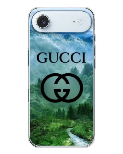 Чехол для iPhone 17 Air с картинкой «Gucci — горный пейзаж»