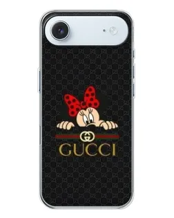 Чехол для iPhone 17 Air с картинкой «Минни Маус Gucci — черный»