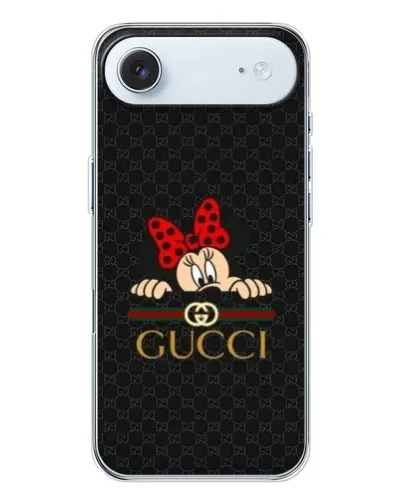 Чехол для iPhone 17 Air с картинкой «Минни Маус Gucci — черный»