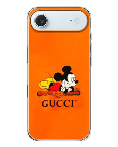 Чехол для iPhone 17 Air с картинкой «Микки Маус Gucci — оранж»
