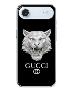 Чехол для iPhone 17 Air с картинкой «Gucci — серебряный лев»