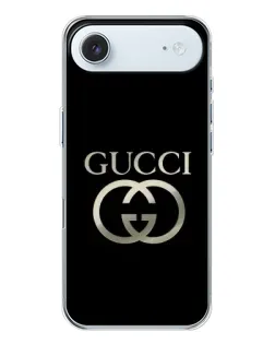 Чехол для iPhone 17 Air с картинкой «Gucci — золото на черном»