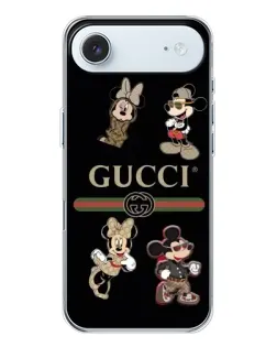 Чехол для iPhone 17 Air с картинкой «Gucci — герои Disney и монограмма»