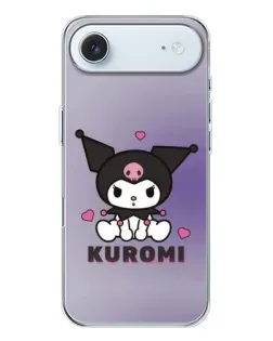 Чохол для iPhone 17 Air з картинкою «Kuromi — фіолетовий арт»