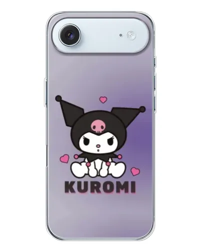 Чохол для iPhone 17 Air з картинкою «Kuromi — фіолетовий арт»
