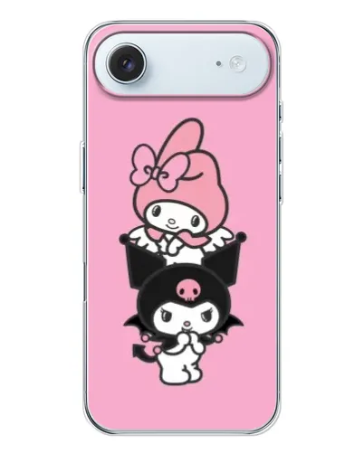 Чохол для iPhone 17 Air з картинкою «Тріо My Melody та Kuromi»