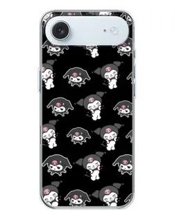 Чохол для iPhone 17 Air з картинкою «Чорний паттерн Kuromi»