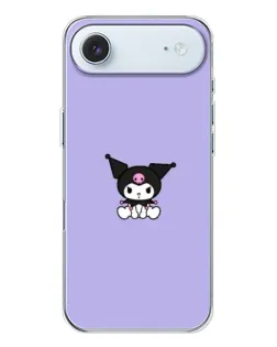 Чохол для iPhone 17 Air з картинкою «Kuromi — фіолетовий мінімалізм»