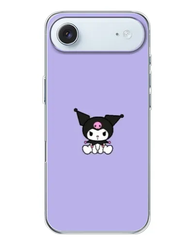 Чохол для iPhone 17 Air з картинкою «Kuromi — фіолетовий мінімалізм»