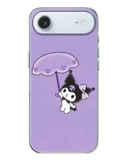 Чохол для iPhone 17 Air з картинкою «Kuromi з парасолькою»