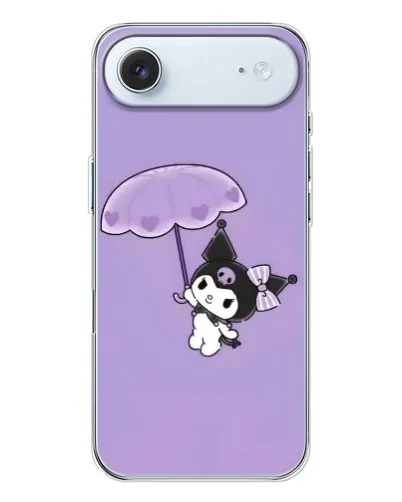 Чохол для iPhone 17 Air з картинкою «Kuromi з парасолькою»