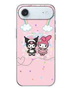 Чохол для iPhone 17 Air з картинкою «My Melody та Kuromi»