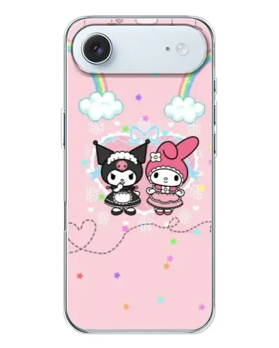 Чохол для iPhone 17 Air з картинкою «My Melody та Kuromi»