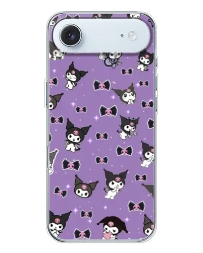 Чохол для iPhone 17 Air з картинкою «Kuromi — патерн»