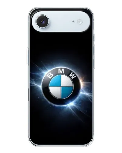Чохол для iPhone 17 Air з картинкою «BMW — неонове сяйво»