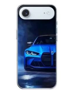 Чохол для iPhone 17 Air з картинкою «Блакитна BMW M4»