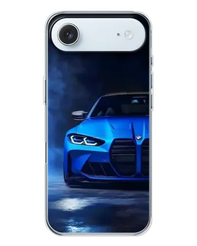 Чохол для iPhone 17 Air з картинкою «Блакитна BMW M4»