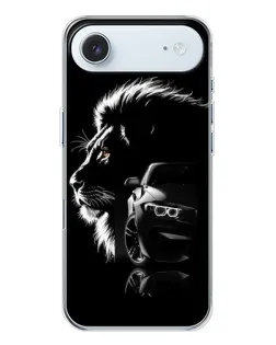 Чохол для iPhone 17 Air з картинкою «BMW та лев»