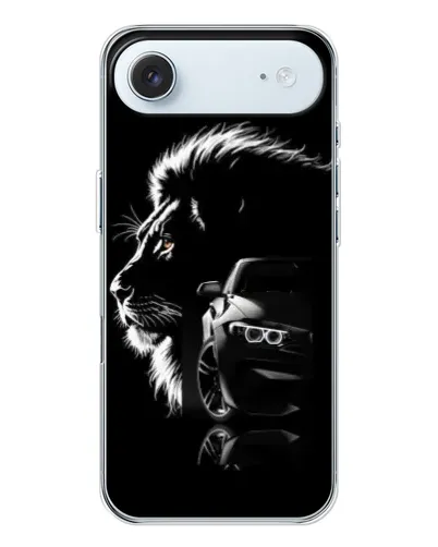 Чохол для iPhone 17 Air з картинкою «BMW та лев»