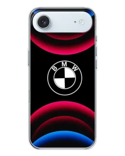 Чохол для iPhone 17 Air з картинкою «Логотип BMW та неонові дуги»