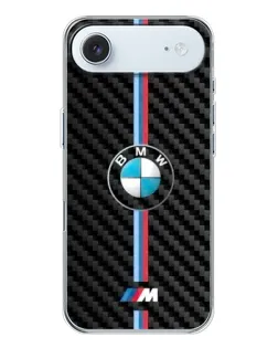 Чохол для iPhone 17 Air з картинкою «Емблема BMW та карбон»
