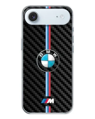 Чохол для iPhone 17 Air з картинкою «Емблема BMW та карбон»