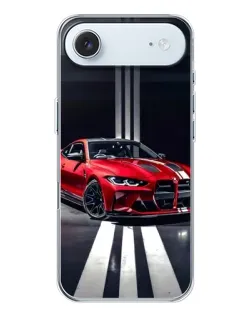 Чохол для iPhone 17 Air з картинкою «Червона BMW на дорозі»