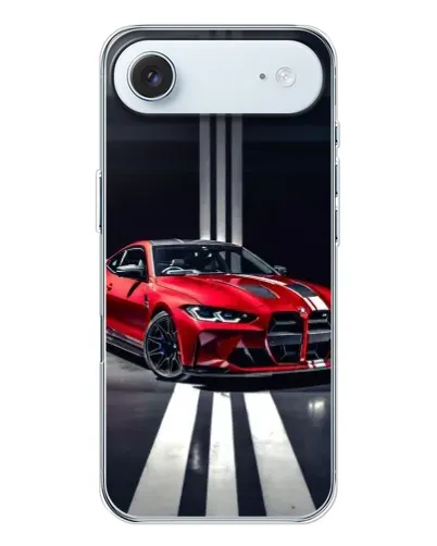 Чохол для iPhone 17 Air з картинкою «Червона BMW на дорозі»
