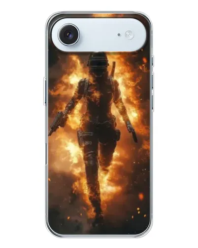 Чохол для iPhone 17 Air з картинкою «BMW — швидкість у дощі»