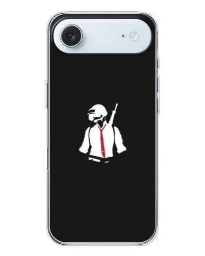 Чохол для iPhone 17 Air з картинкою «PUBG — силует воїна»