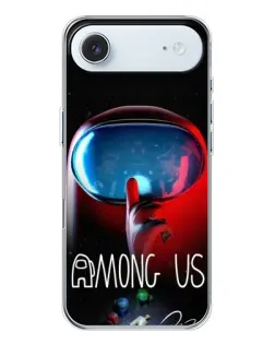 Чохол для iPhone 17 Air з картинкою «Червоний імпостер — макро»