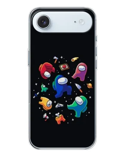 Чохол для iPhone 17 Air з картинкою «Among Us космос»