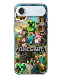 Чохол для iPhone 17 Air з картинкою «Замок Minecraft»