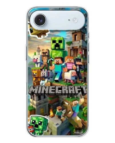 Чохол для iPhone 17 Air з картинкою «Замок Minecraft»