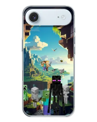 Чохол для iPhone 17 Air з картинкою «Ендермен у лісі»