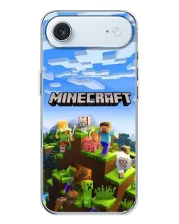 Чохол для iPhone 17 Air з картинкою «Minecraft класичний світ»