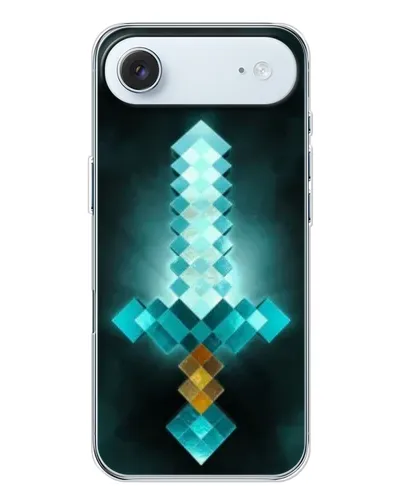 Чохол для iPhone 17 Air з картинкою «Алмазний меч неон»