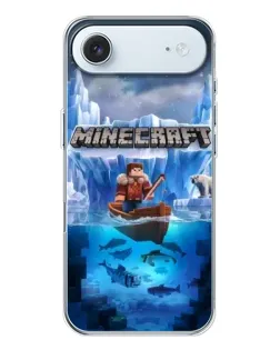 Чохол для iPhone 17 Air з картинкою «Minecraft льодянийсвіт»