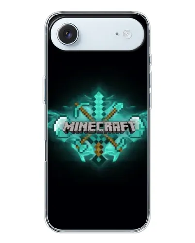 Чохол для iPhone 17 Air з картинкою «Minecraft Diamond лого»