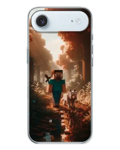 Чохол для iPhone 17 Air з картинкою «Стів у лісі»