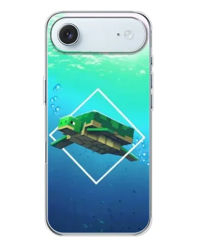 Чохол для iPhone 17 Air з картинкою «Черепаха Minecraft»