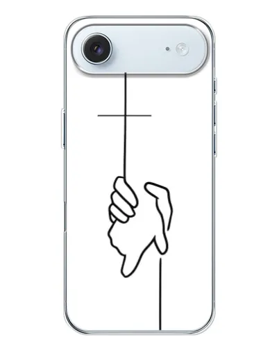 Чохол для iPhone 17 Air з картинкою «Рука тримає»