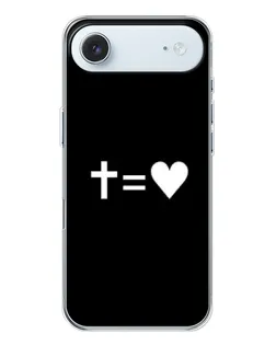Чохол для iPhone 17 Air з картинкою «Хрест та Серце»