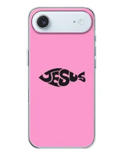 Чохол для iPhone 17 Air з картинкою «Рожевий символ Jesus»