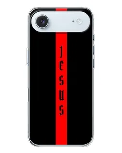 Чохол для iPhone 17 Air з картинкою «Червона лінія віри»
