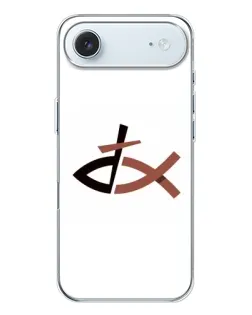 Чохол для iPhone 17 Air з картинкою «Риба та хрест»