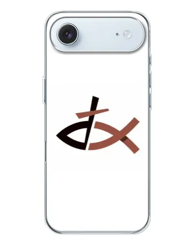 Чохол для iPhone 17 Air з картинкою «Риба та хрест»