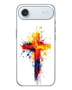 Чохол для iPhone 17 Air з картинкою «Акварельний хрест»